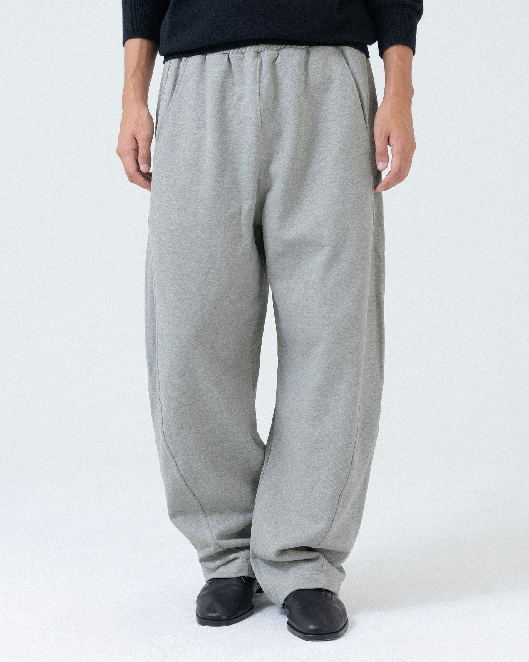 Brownyard - Baggy Sweat Pants (Grey) product image 1 | TRAB K-Fashion Australia