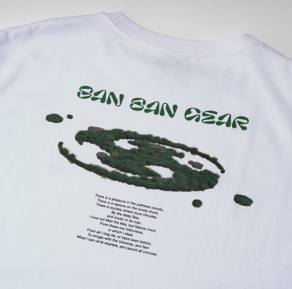 San San Gear - Forest T-Shirt (White) product image 7 | TRAB K-Fashion Australia