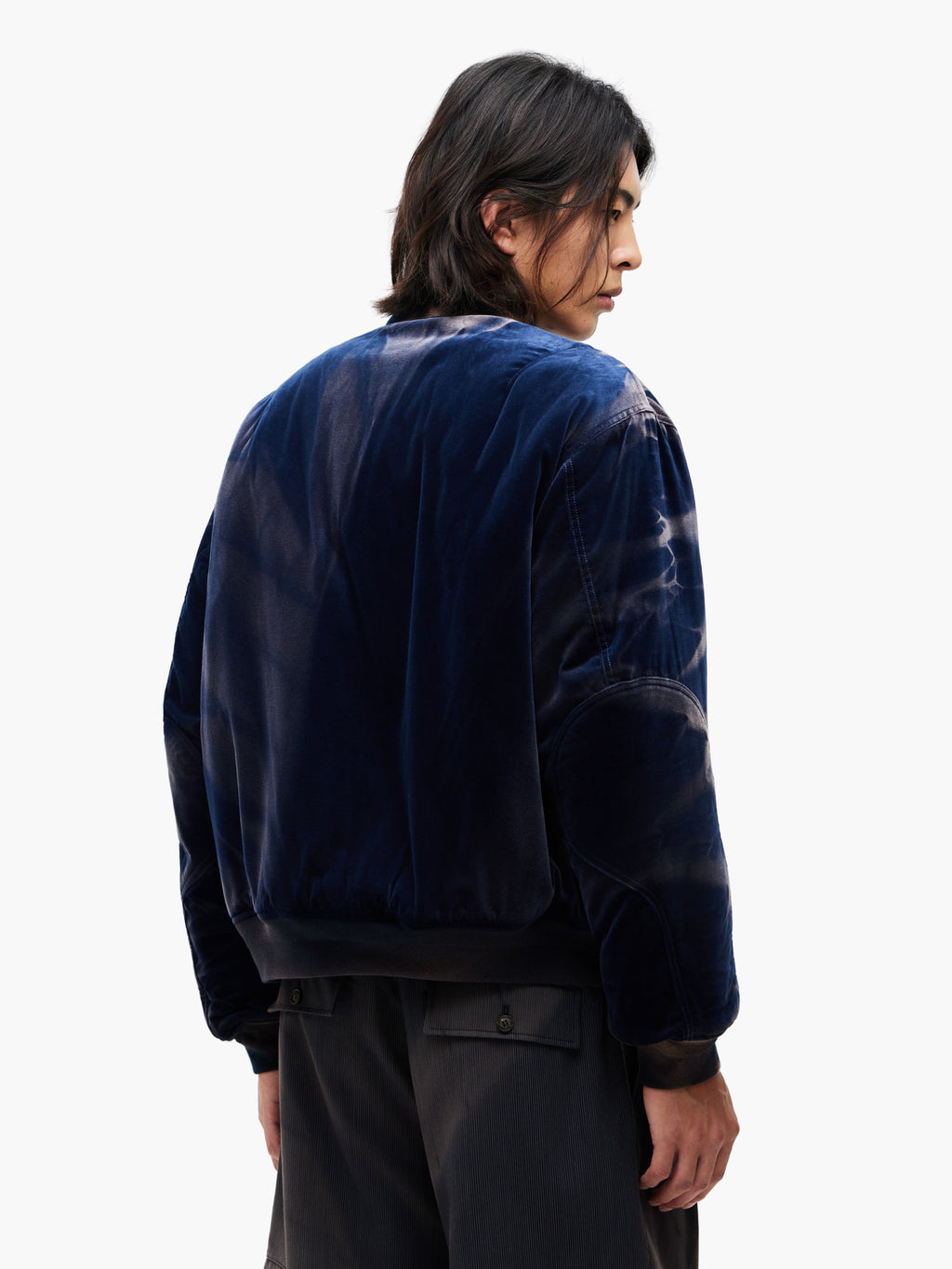 Jiyong Kim - Sun-Bleached Bomber Jacket (Navy) product image 5 | TRAB K-Fashion Australia