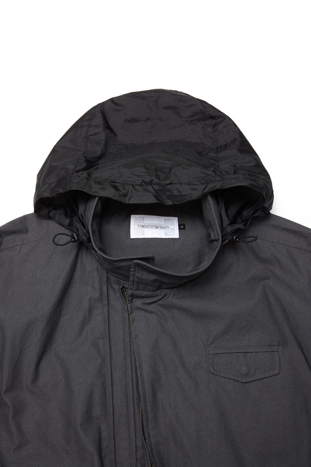 Hatchingroom - Diagonal Zip Jacket (Charcoal) product image 4 | TRAB K-Fashion Australia