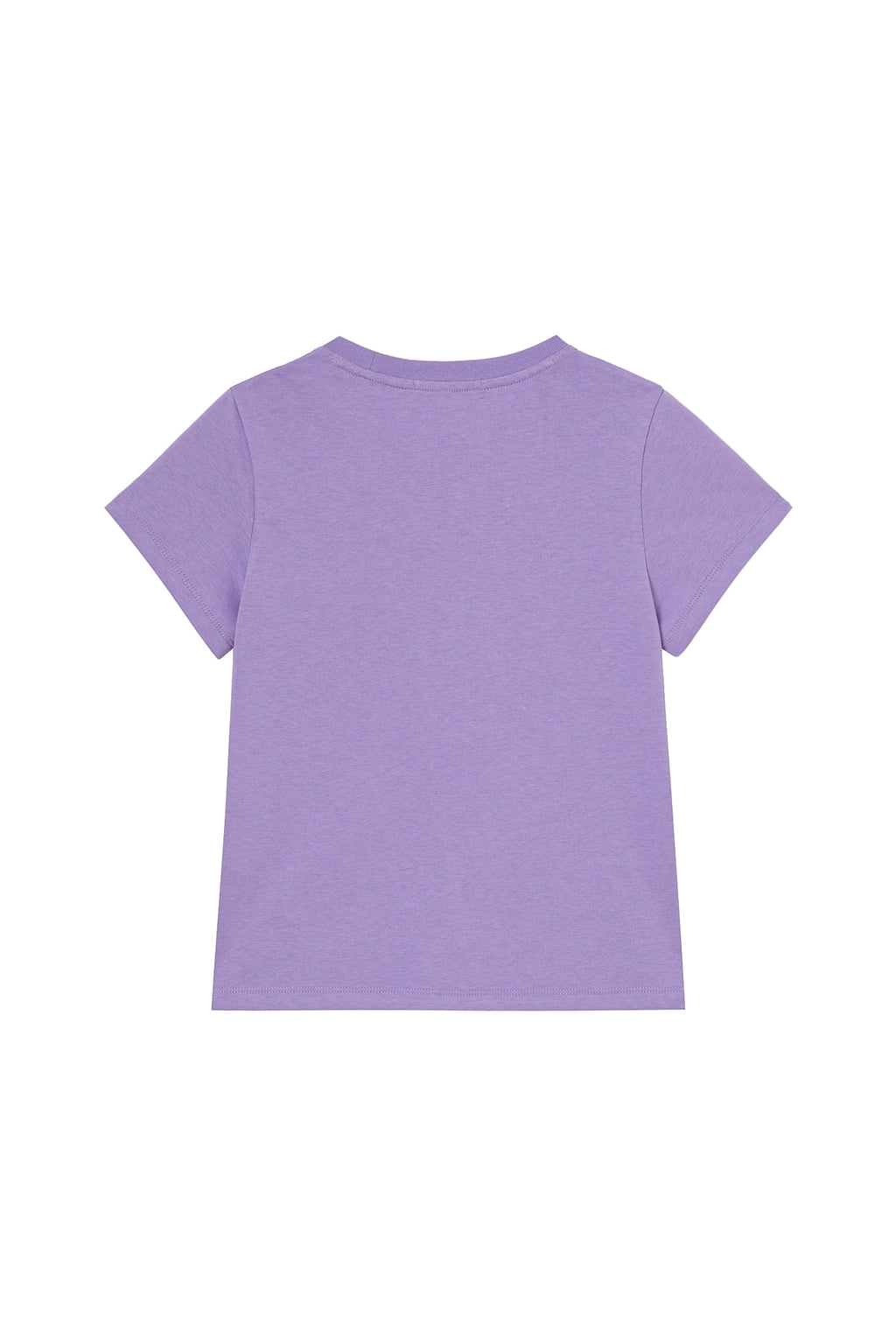 Deinet - Rose Typo Graphic T-Shirt (Light Purple) product image 2 | TRAB K-Fashion Australia