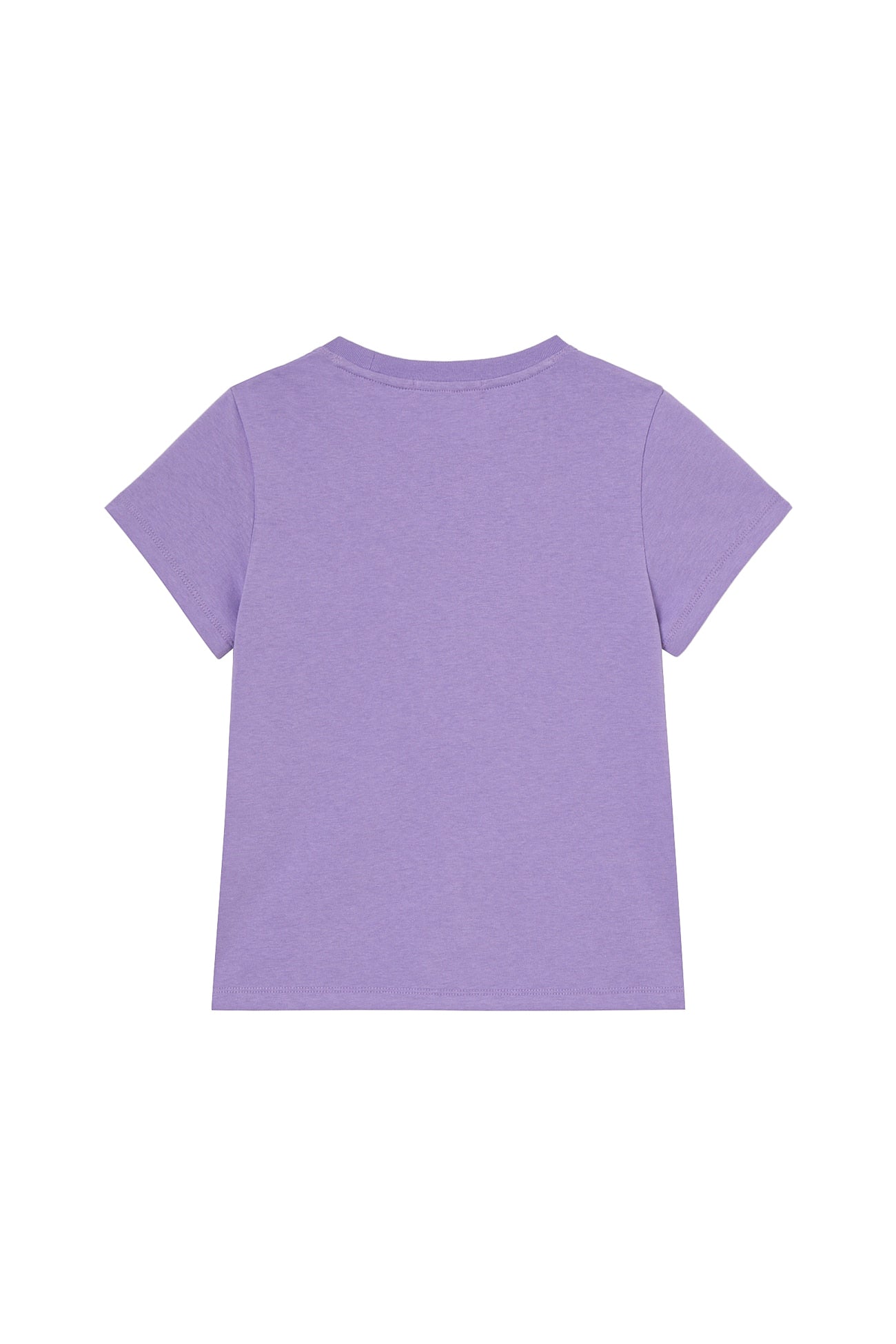 Deinet - Rose Typo Graphic T-Shirt (Light Purple) product image 2 | TRAB K-Fashion Australia