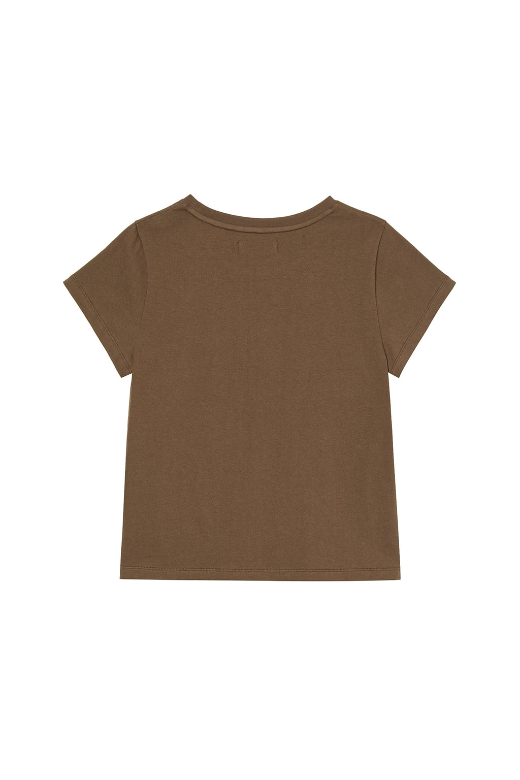 Deinet - Pop Color T-Shirt (Brown) product image 2 | TRAB K-Fashion Australia