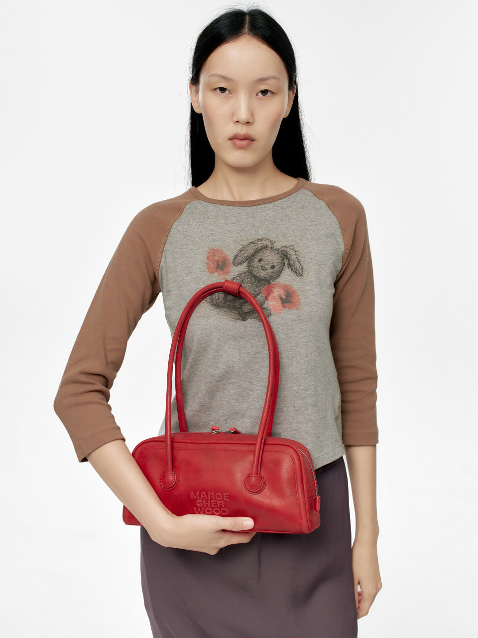 Marge Sherwood - Soft Boston Ew (Apple Red Pull-Up) product image 2 | TRAB K-Fashion Australia