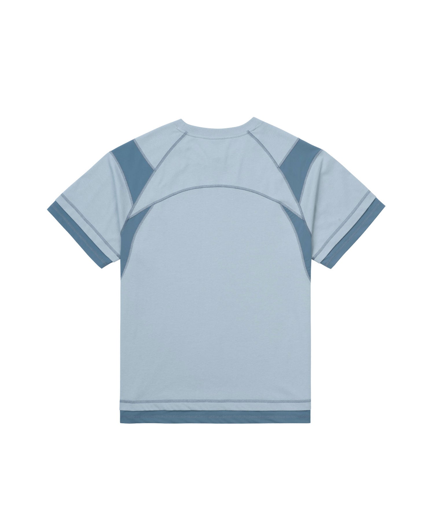 San San Gear - Mesh Paneled T-Shirt (Sky Blue) product image 5 | TRAB K-Fashion Australia