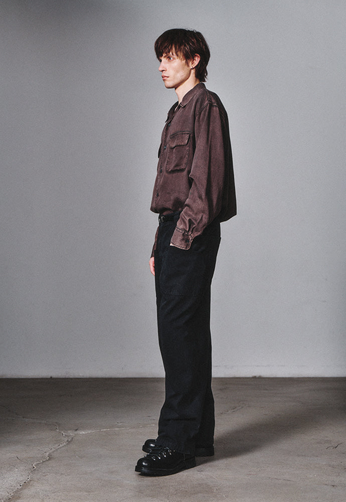 Art if acts - Tencel Two Pocket Shirt (Charcoal) product image 3 | TRAB K-Fashion Australia