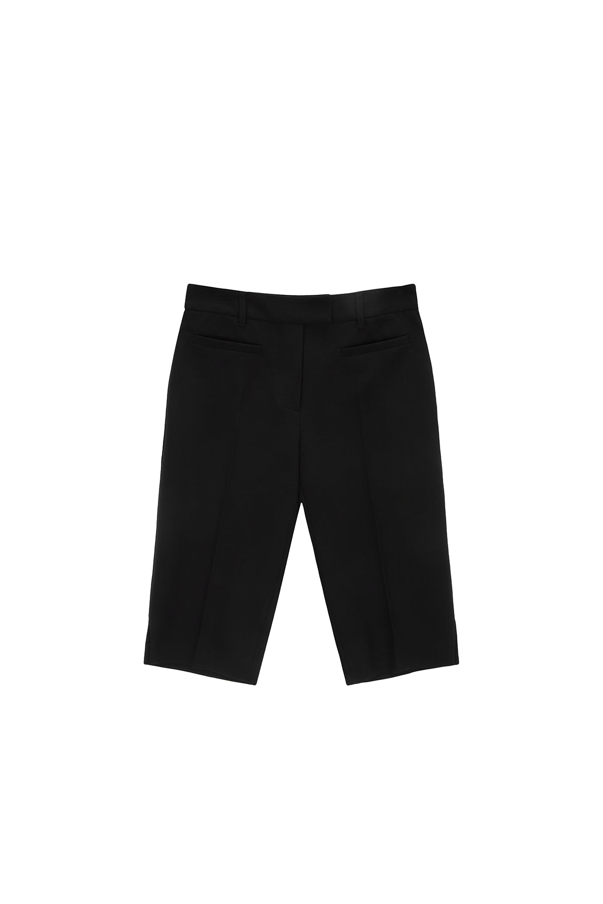 Matin Kim - Capri Slit Pants (Black) product image 1 | TRAB K-Fashion Australia