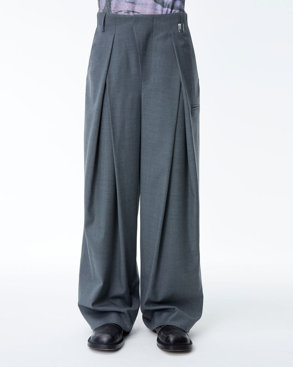Ader Error - Vassi slacks (Grey) product image 3 | TRAB K-Fashion Australia