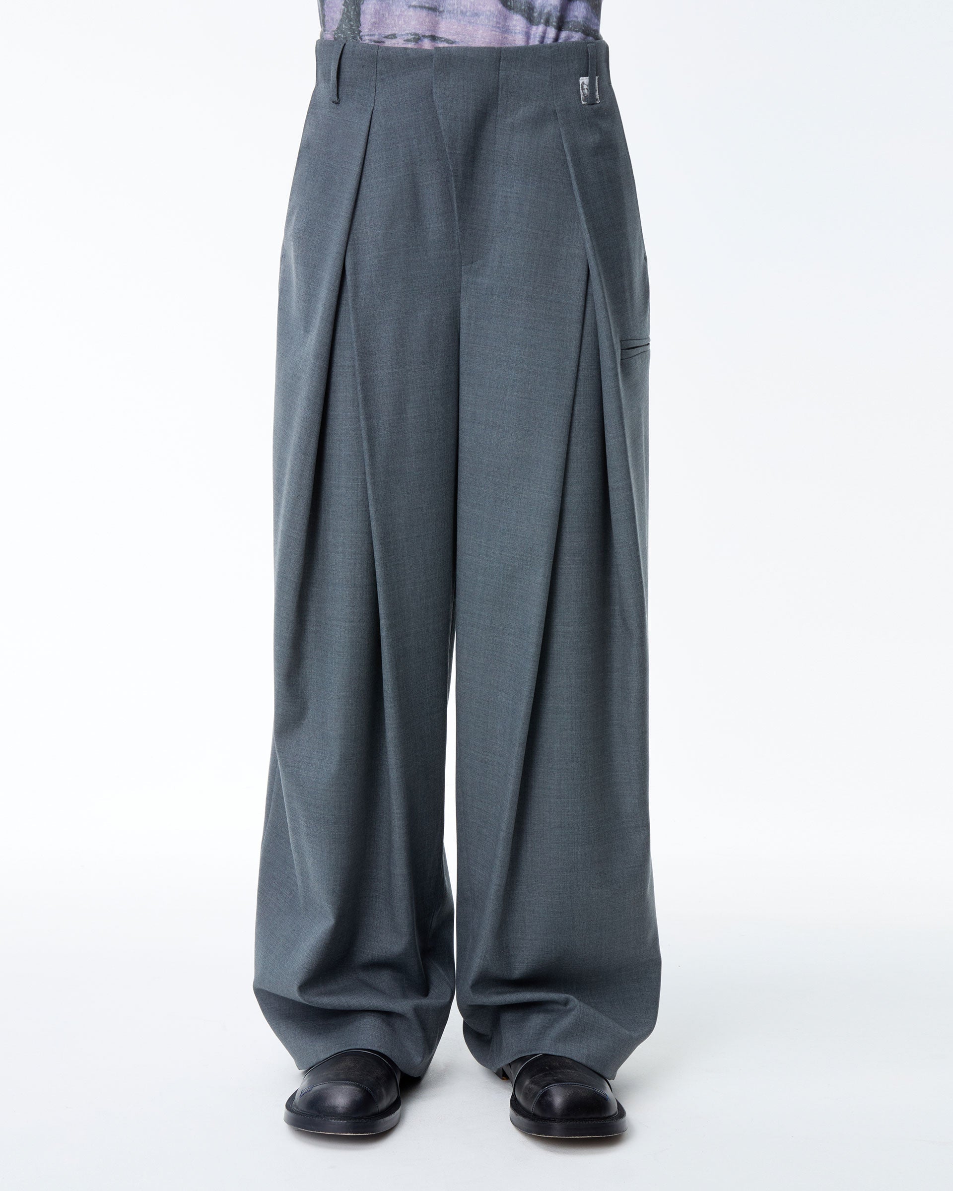 Ader Error - Vassi slacks (Grey) product image 3 | TRAB K-Fashion Australia