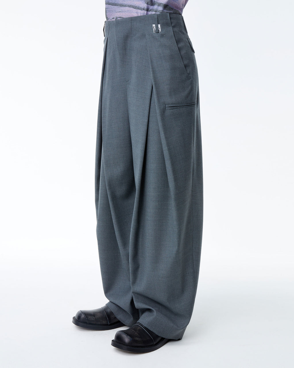 Ader Error - Vassi slacks (Grey) product image 4 | TRAB K-Fashion Australia