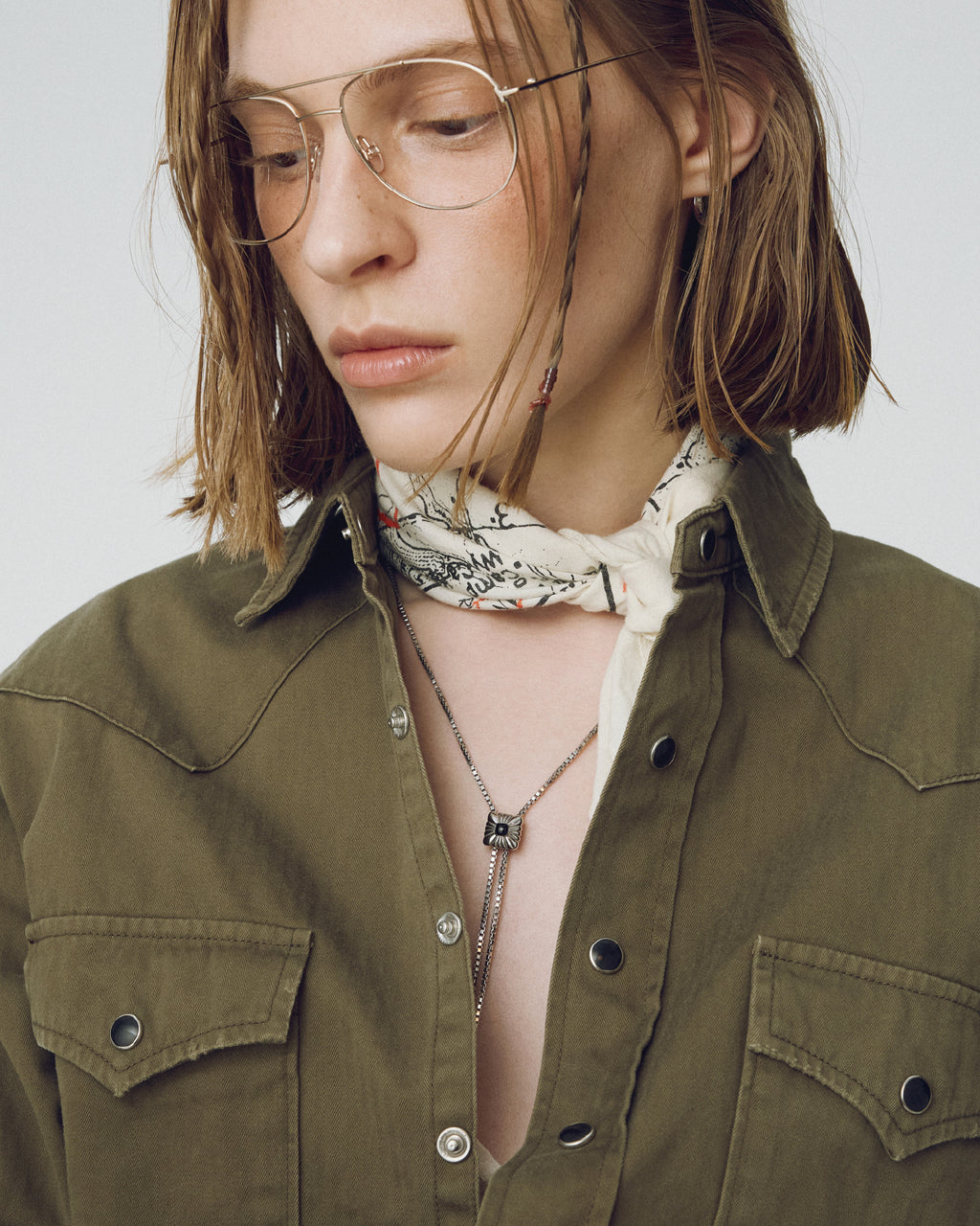 Numbering - Square Concho Bolo Tie #7808 product image 3 | TRAB K-Fashion Australia