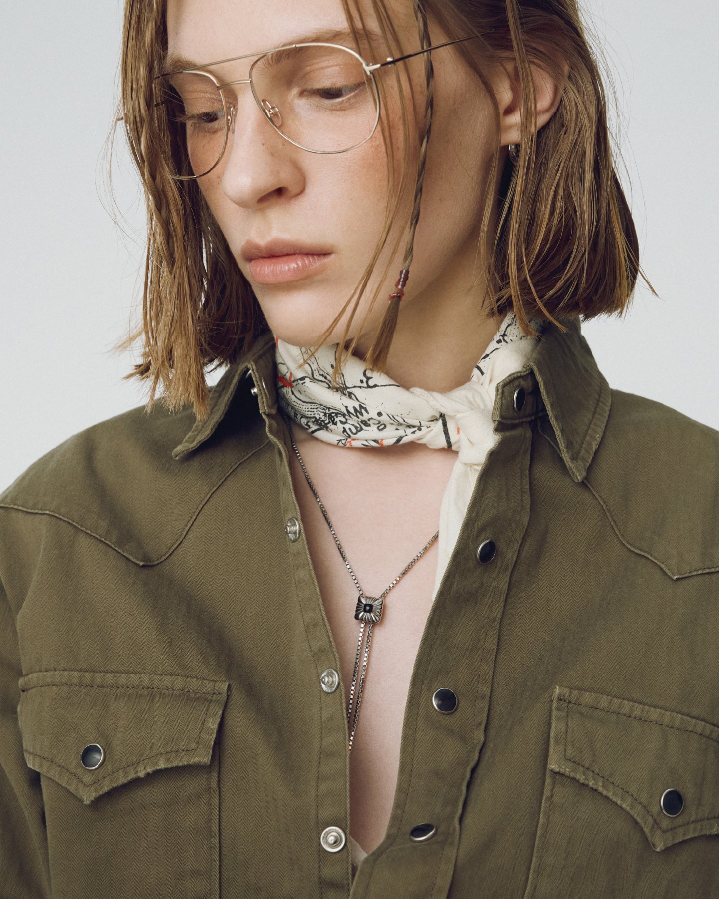 Numbering - Square Concho Bolo Tie #7808 product image 3 | TRAB K-Fashion Australia