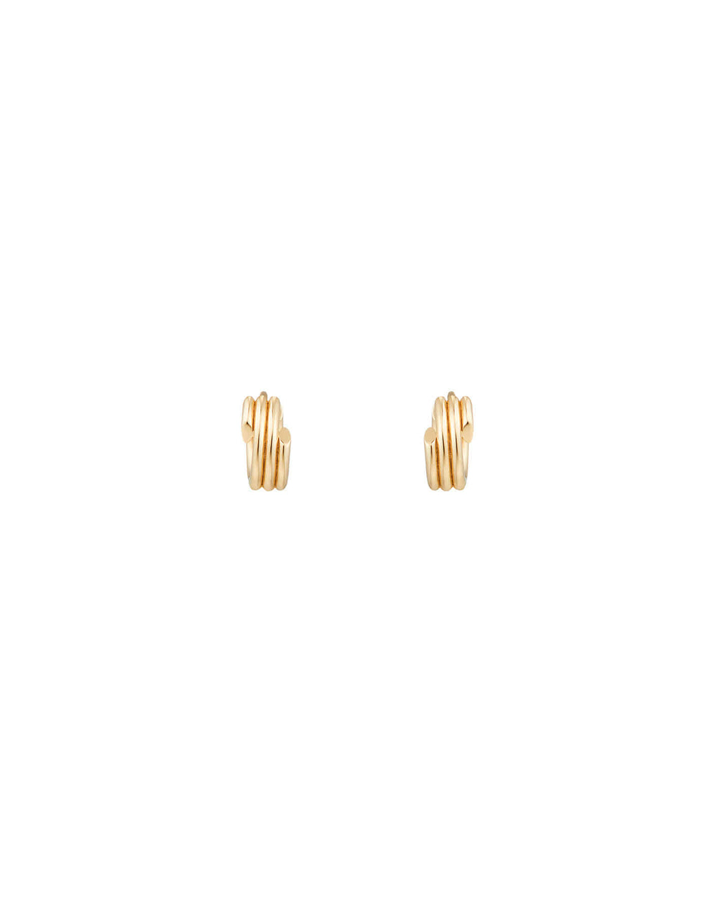 Numbering - Coil Signature Earrings / 3 turns - mini #2101 product image 6 | TRAB K-Fashion Australia