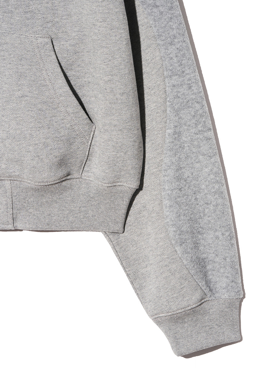 Kijun - Flow Zip-Up Hoodie (Melange Grey) product image 10 | TRAB K-Fashion Australia