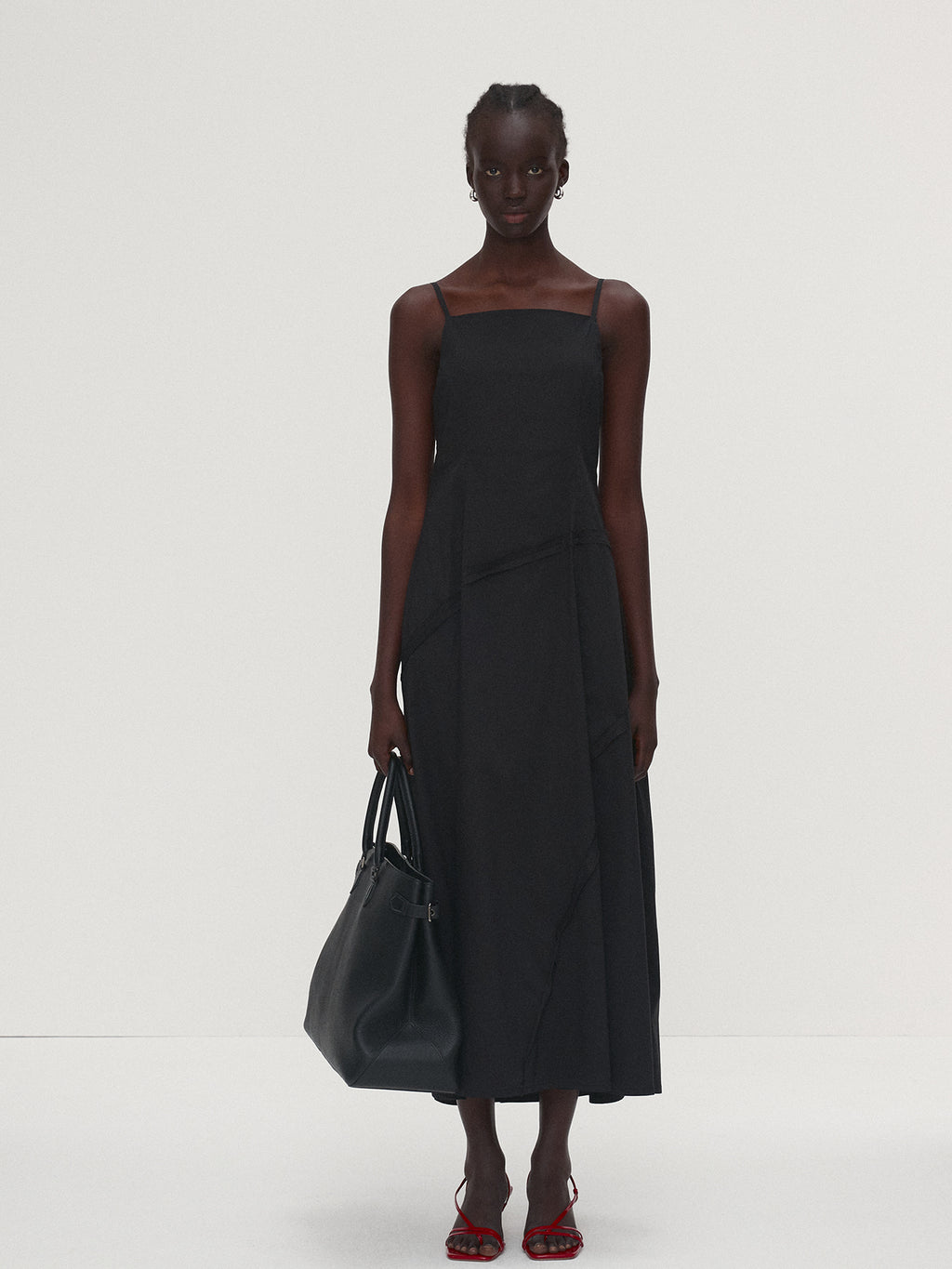 Tonywack - Light Cotton Strap Dress (Black) product image 2 | TRAB K-Fashion Australia