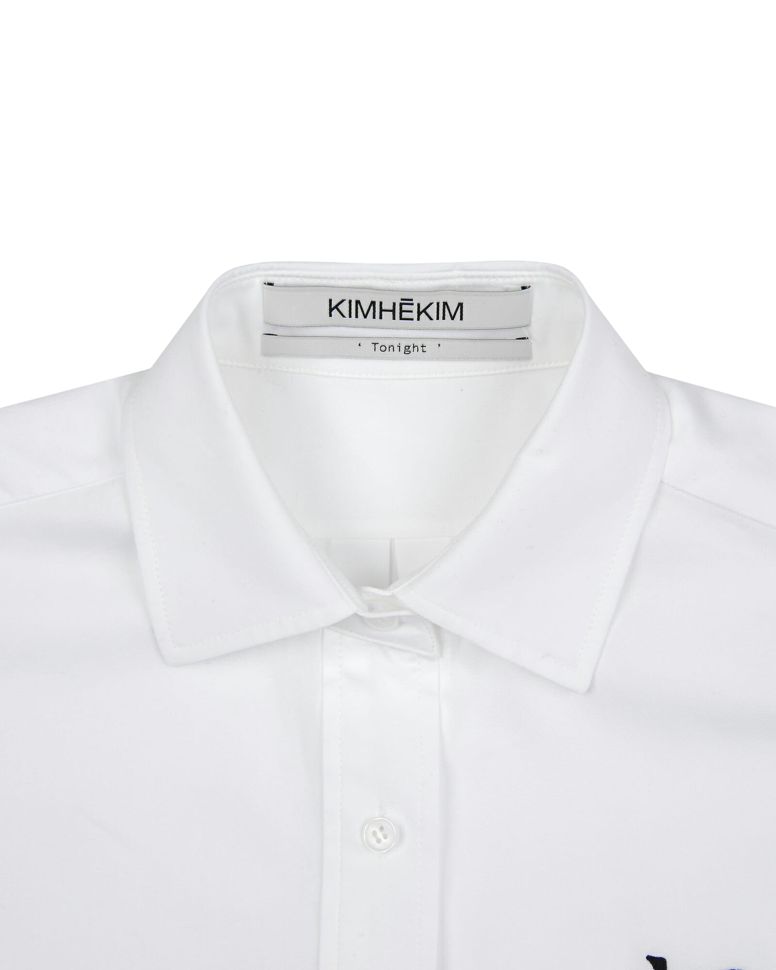 Kimhe Kim - Embroidery Oversized Shirt (White) product image 3 | TRAB K-Fashion Australia