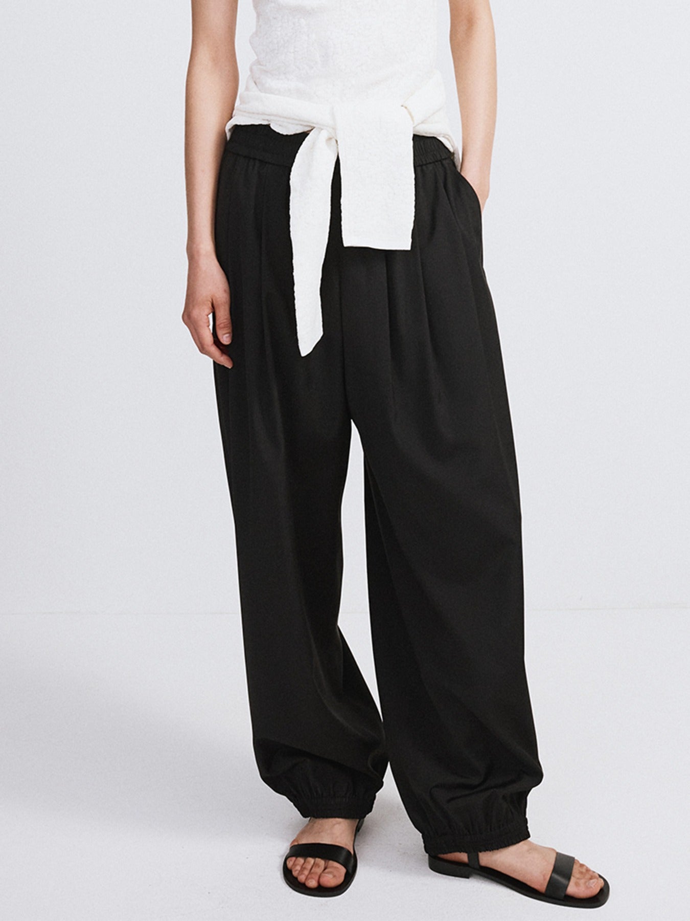 Recto - Banding Jogger Suit Pants (Black) product image 1 | TRAB K-Fashion Australia