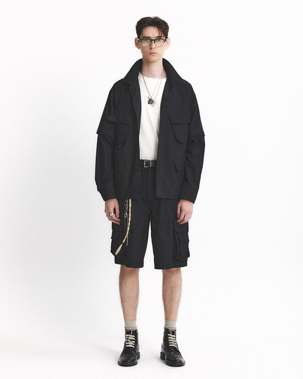 Eastlogue - J.g Combat Shirts (Black) product image 1 | TRAB K-Fashion Australia