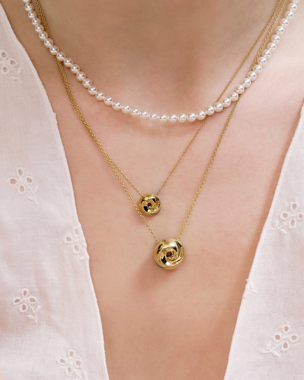 Numbering - Swirl Pendant Necklace #5765 product image 1 | TRAB K-Fashion Australia