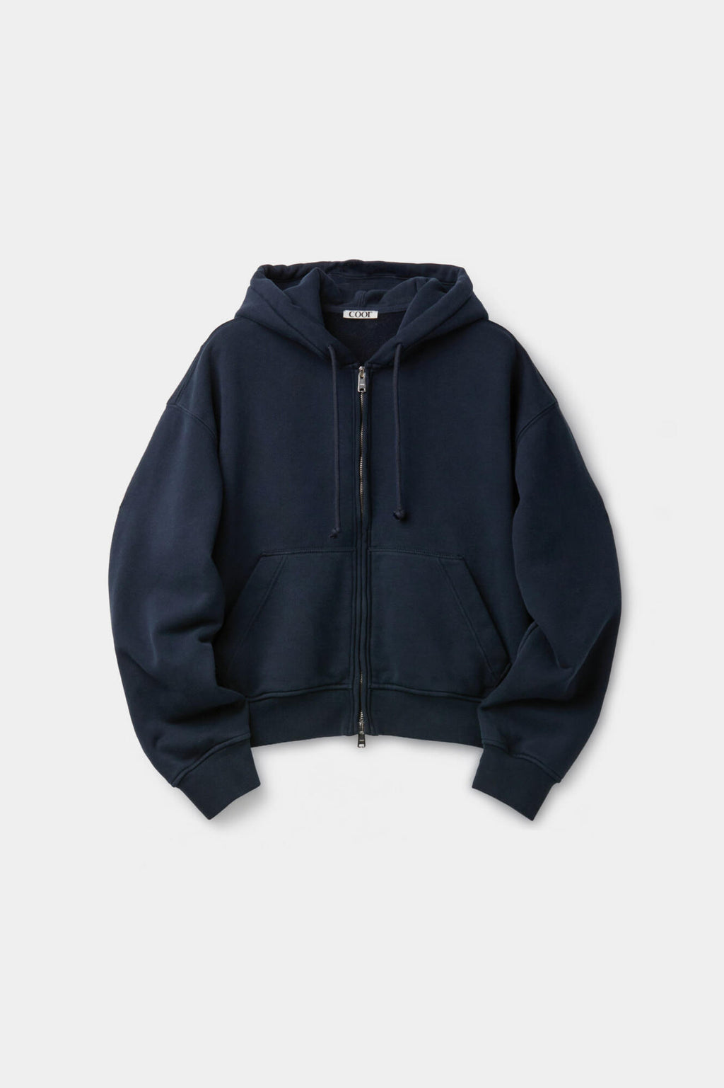 Coor - Over Dyeing Hood Zip-Up (Navy) product image 1 | TRAB K-Fashion Australia