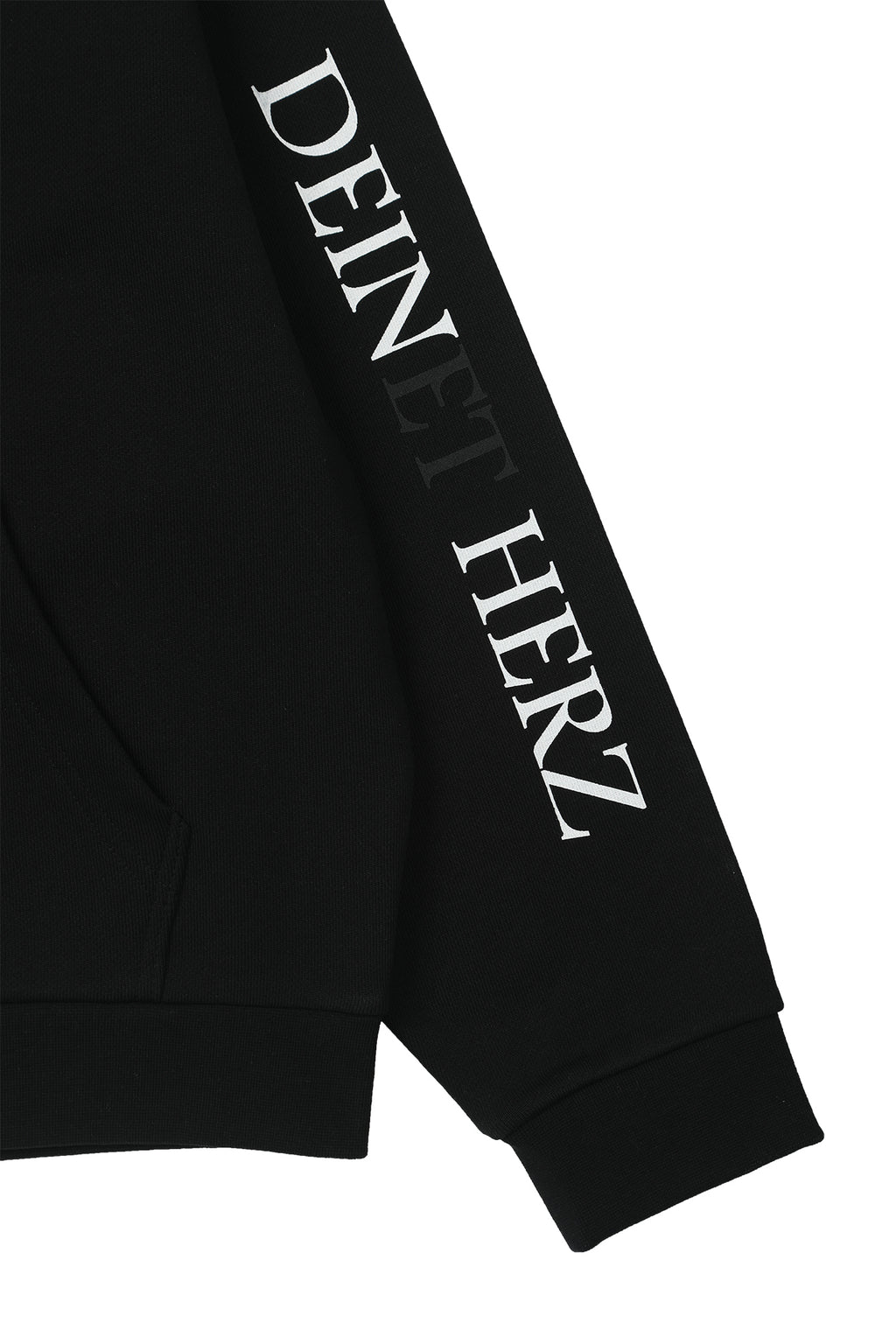 Deinet - German Lettering Hoodie Zip-Up (Black) product image 13 | TRAB K-Fashion Australia