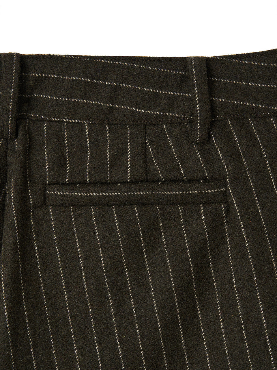Kijun - Pin Stripe Wrap Shorts (Khaki Brown) product image 11 | TRAB K-Fashion Australia