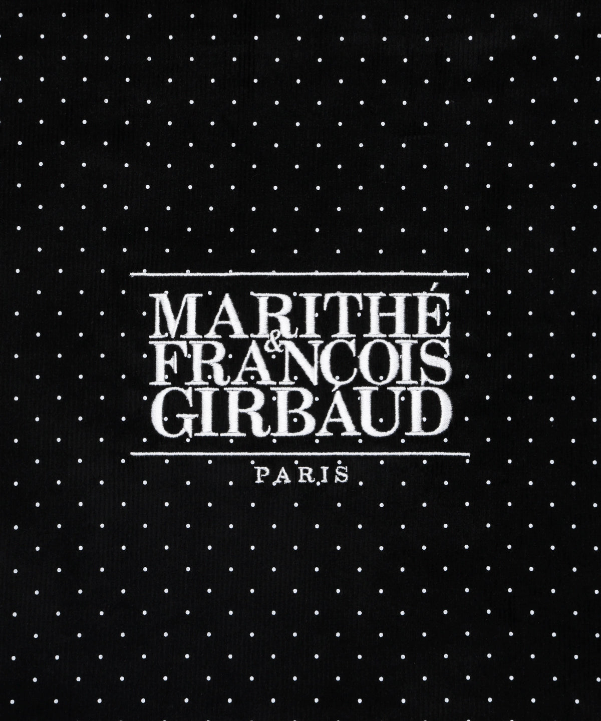 Marithe & Francois Girbaud - Classic Logo Corduroy Bag (Black) product image 3 | TRAB K-Fashion Australia