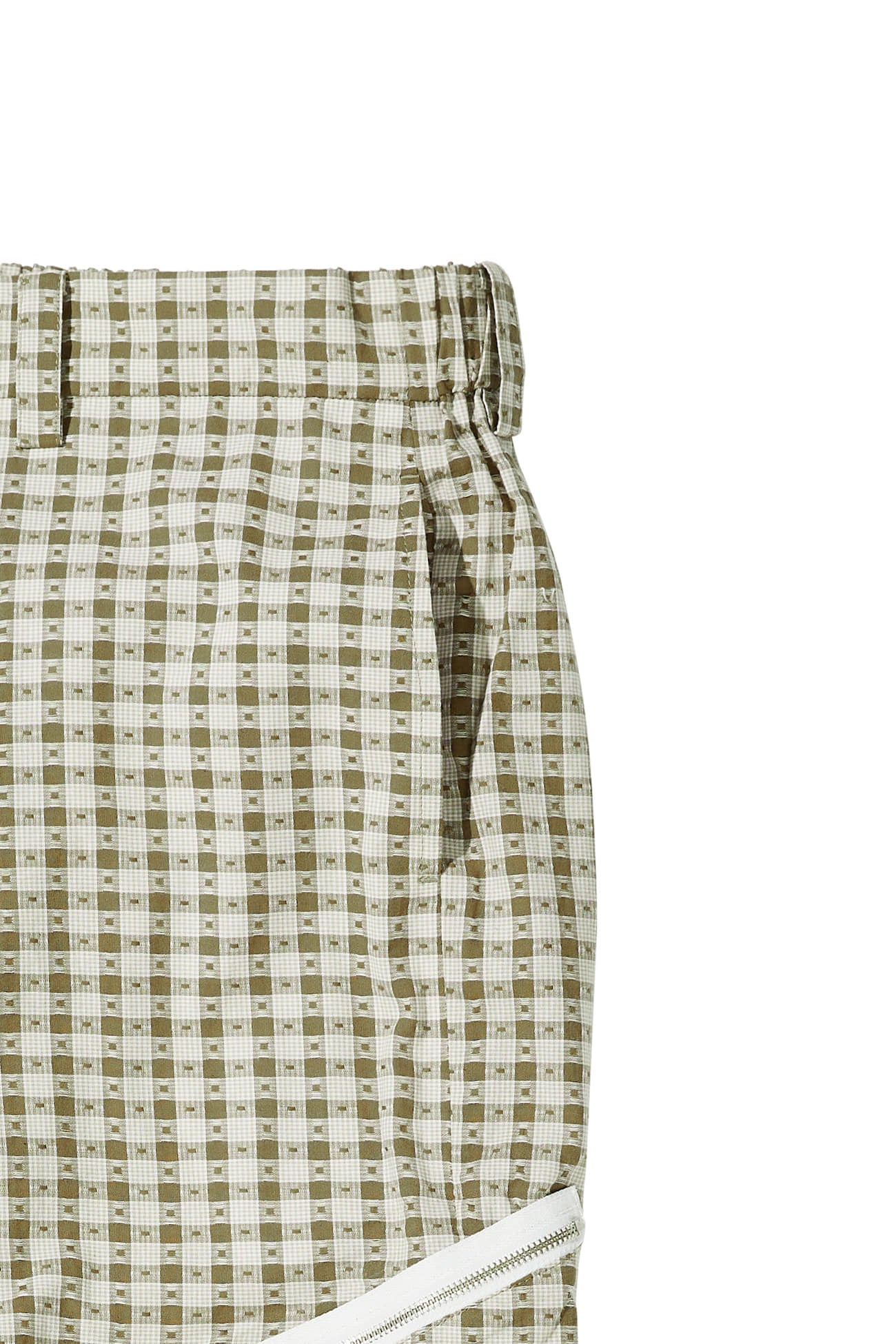 Deinet - Deinet Check Cargo String Pants (Beige) product image 4 | TRAB K-Fashion Australia