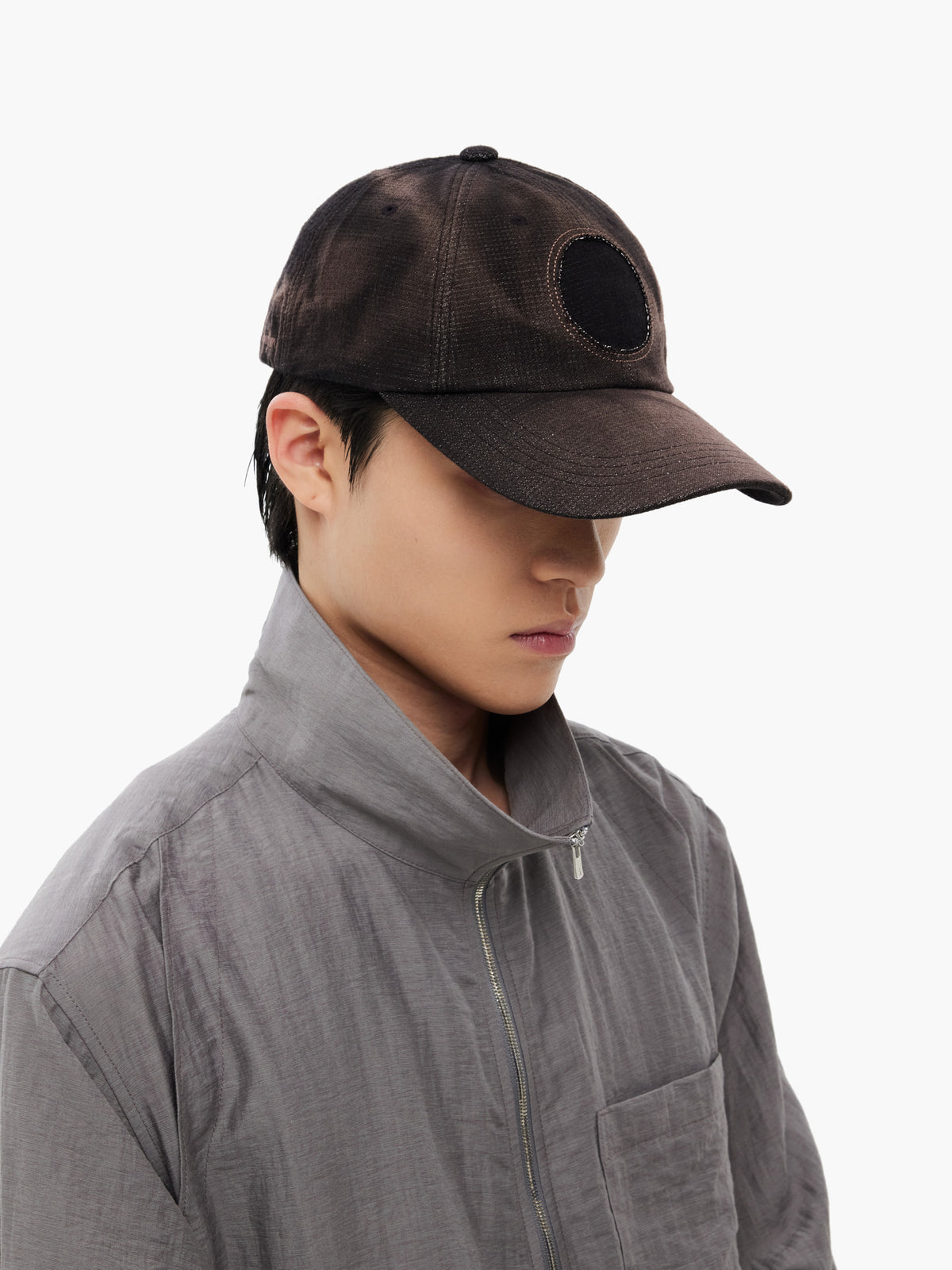 Jiyong Kim - Sun-Bleached Sun Cap (Black) product image 2 | TRAB K-Fashion Australia