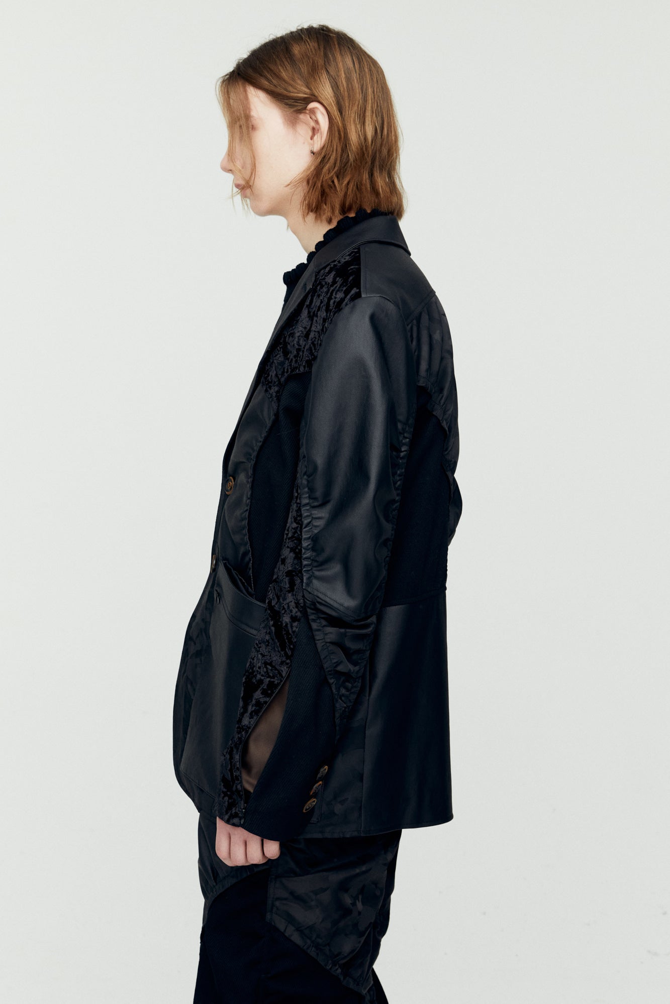 Andersson Bell - Flight Mix Jacket (Black) product image 4 | TRAB K-Fashion Australia