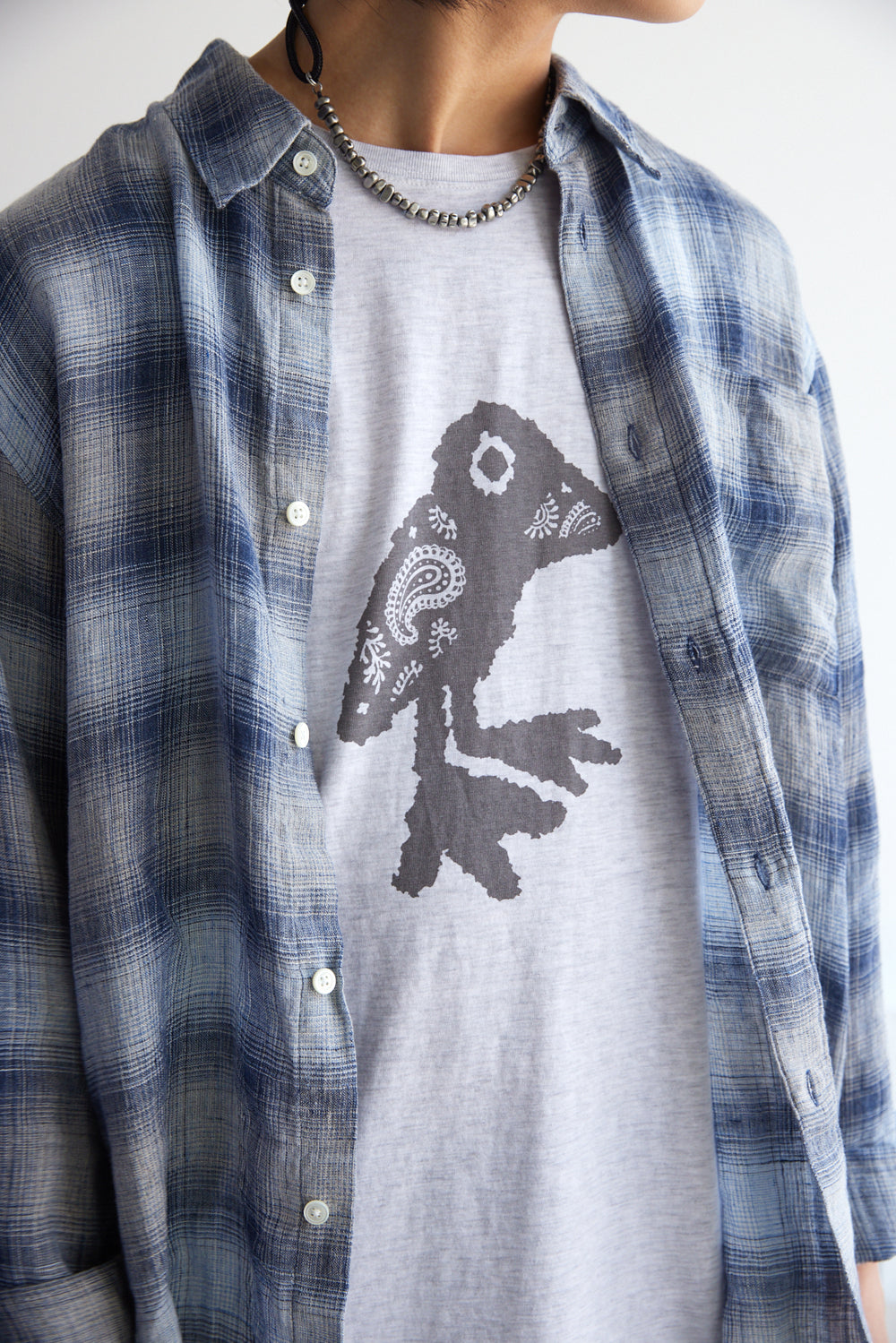 Hatchingroom - VTG Paisley Bird Tee Washed 1% (M.Grey) product image 13 | TRAB K-Fashion Australia