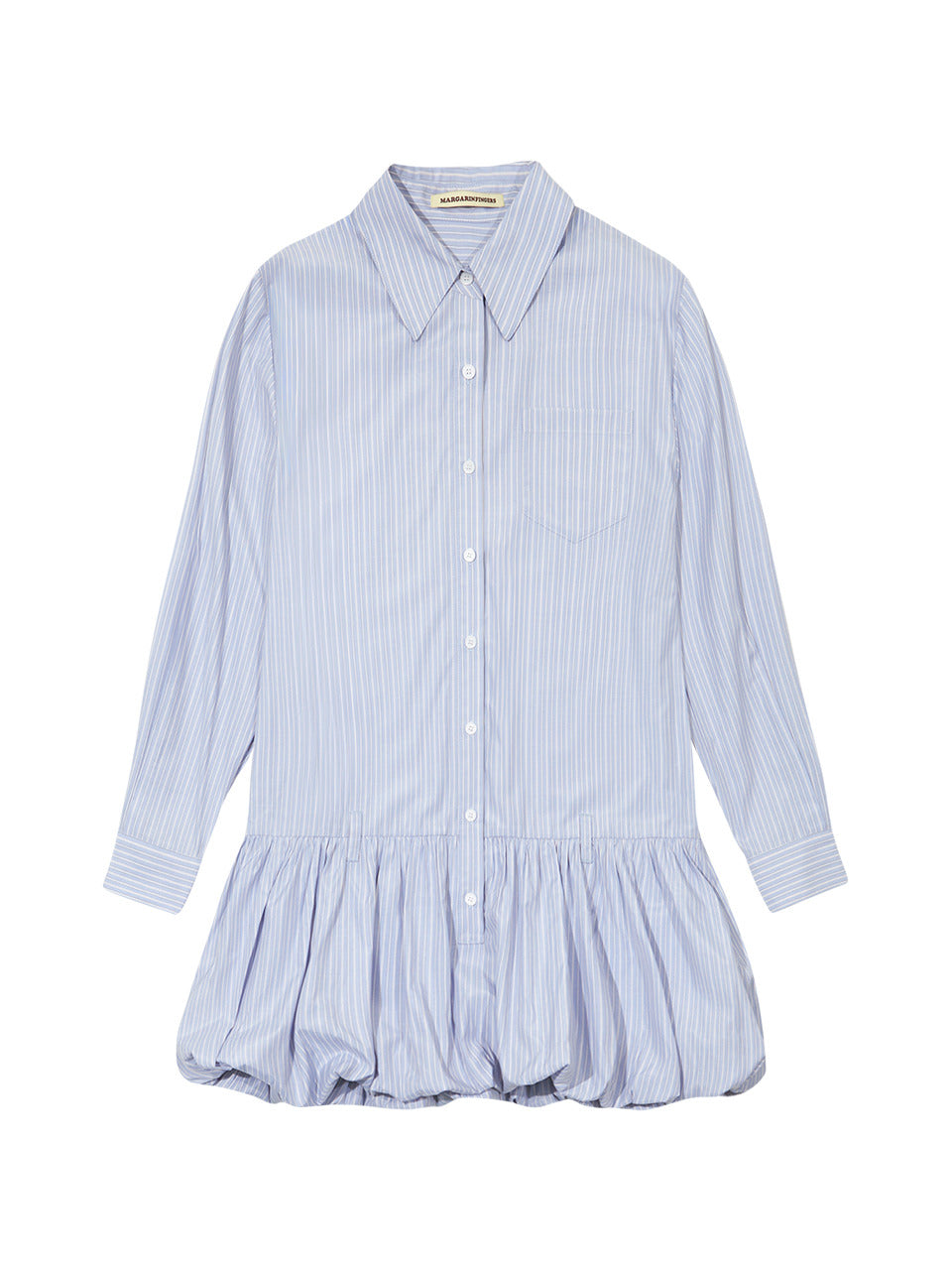 Margarin Fingers - Shirt Balloon One-Piece (Light Blue) product image 2 | TRAB K-Fashion Australia