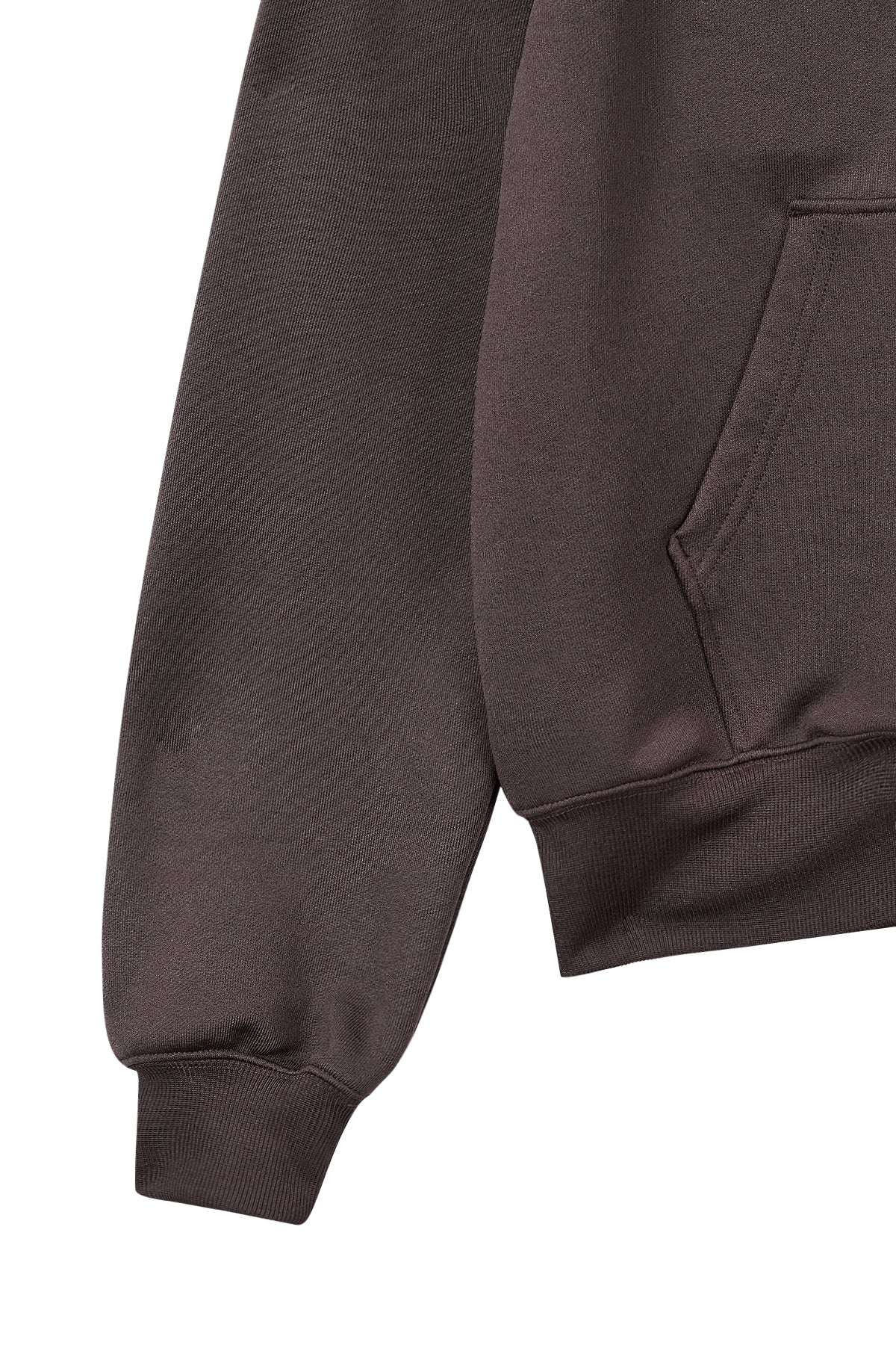 Matin Kim - Back Logo Glitter Hoody Zip Up (Brown) product image 4 | TRAB K-Fashion Australia