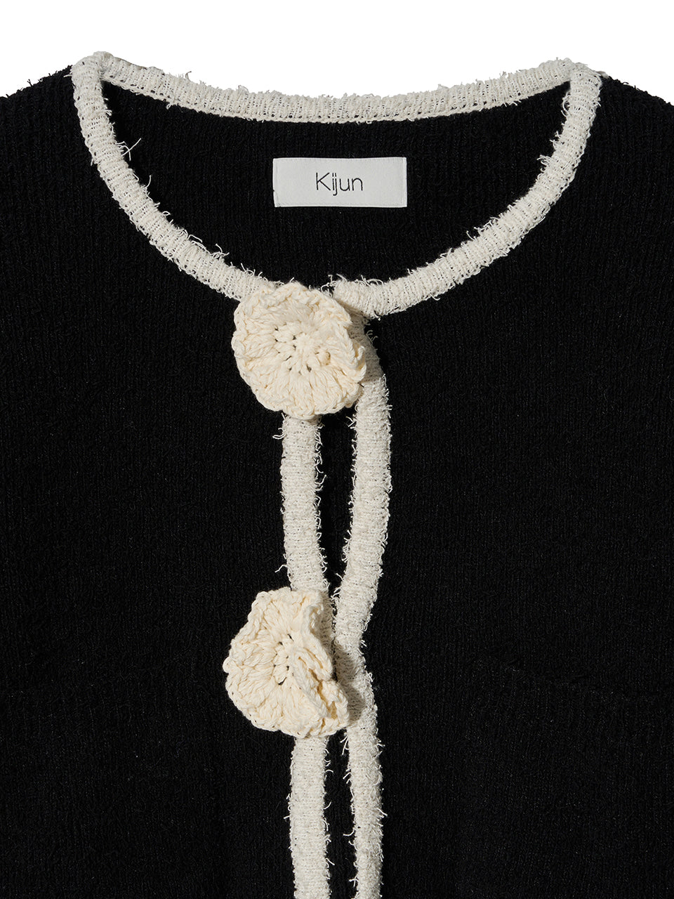 Kijun - Crochet Knit Jacket (Black) product image 9 | TRAB K-Fashion Australia
