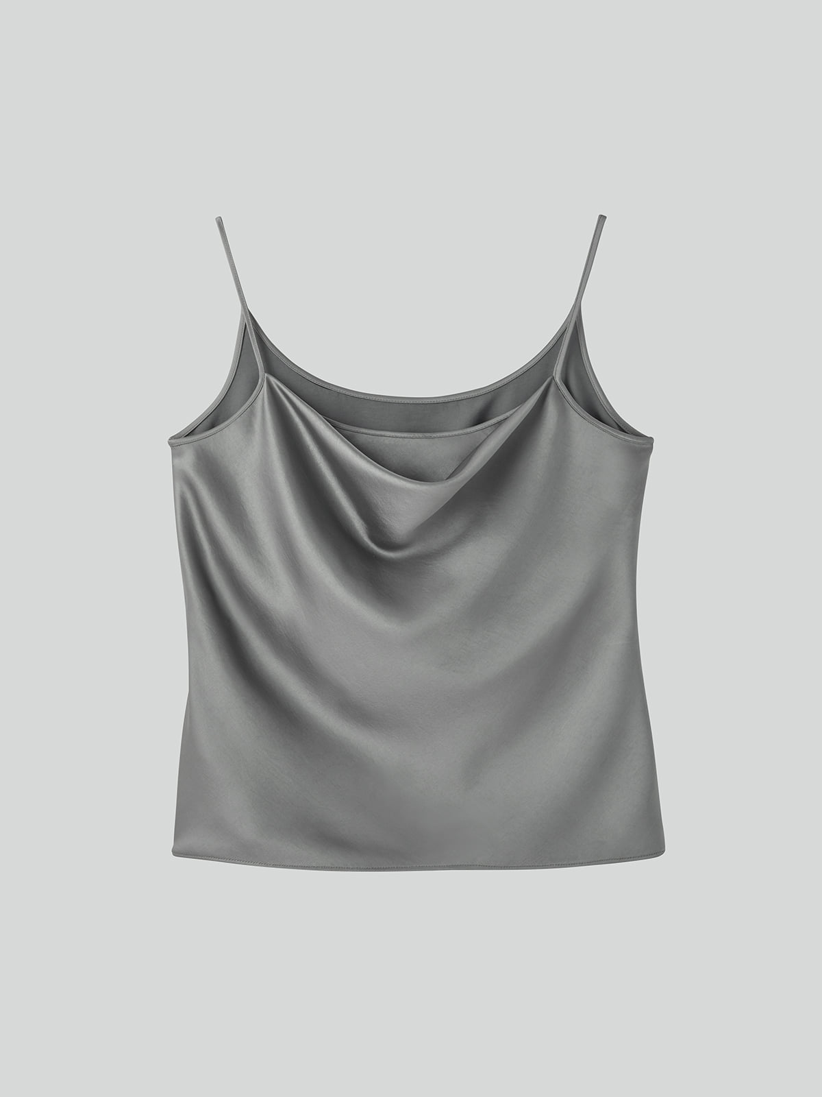 Recto - Back Drape Camisole Top (Stone Grey) product image 6 | TRAB K-Fashion Australia