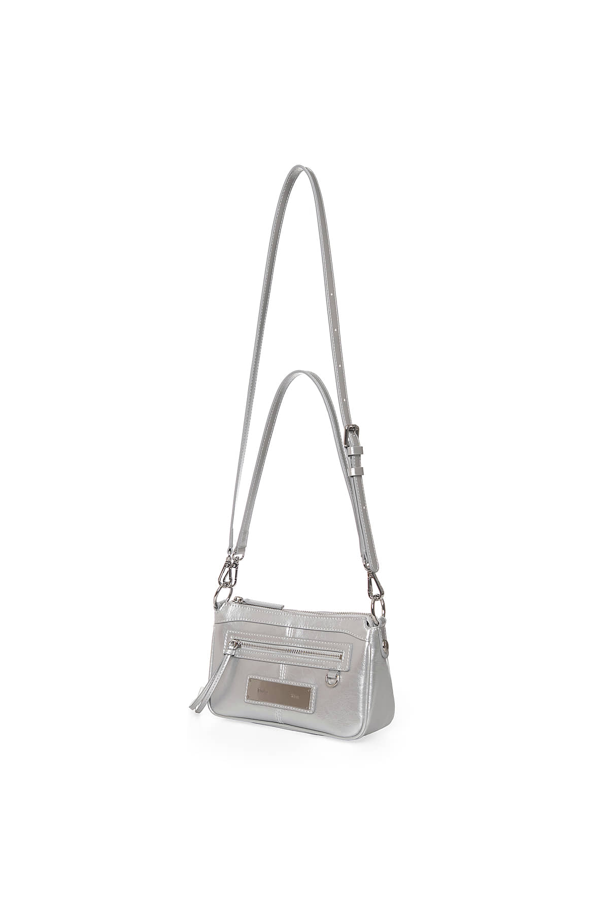 Matin Kim - Biker Two-way Mini Bag (Silver) product image 2 | TRAB K-Fashion Australia