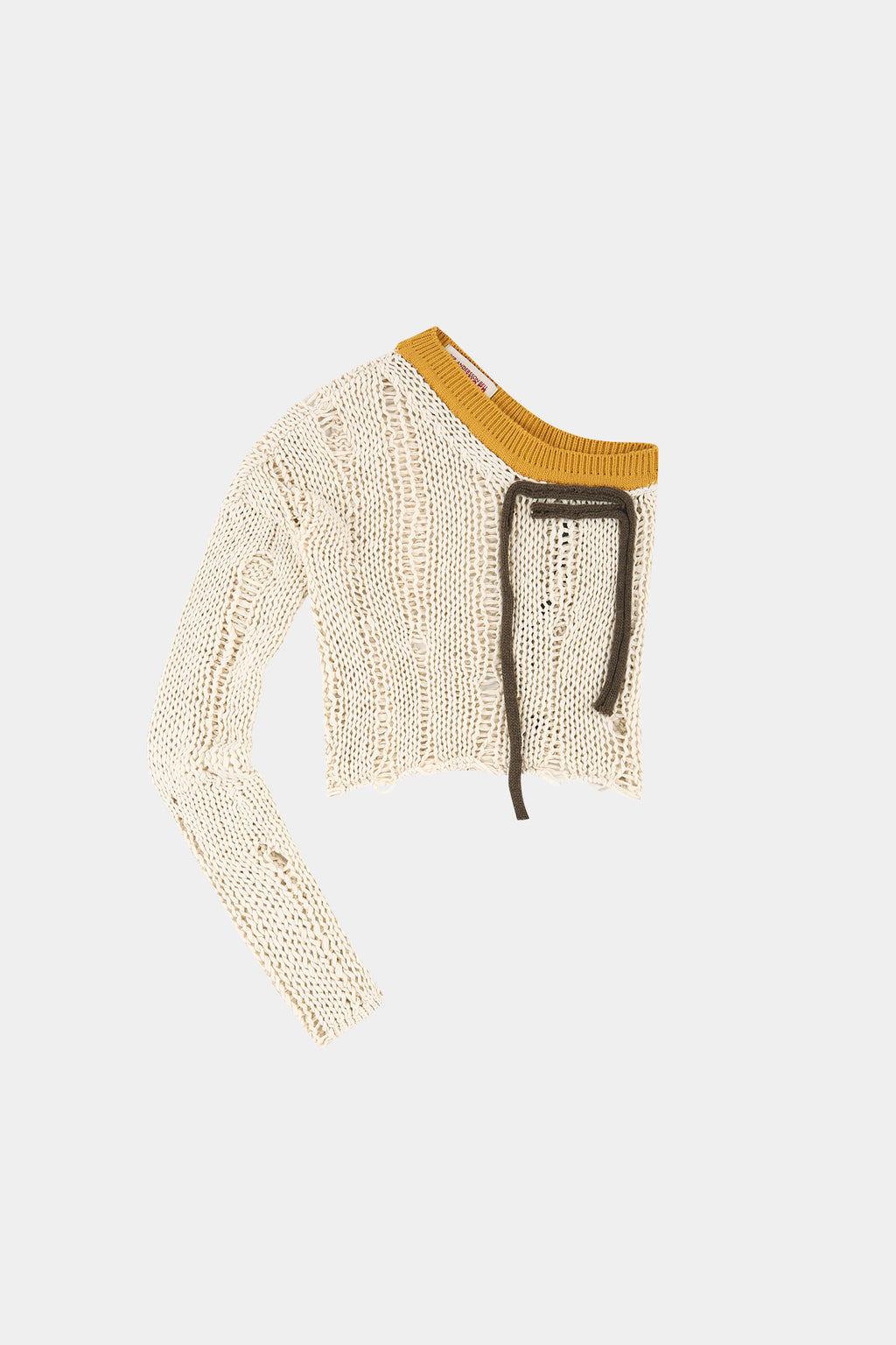 Andersson Bell - Adsb X Ottolinger One Shoulder Knit (Ivory) product image 8 | TRAB K-Fashion Australia