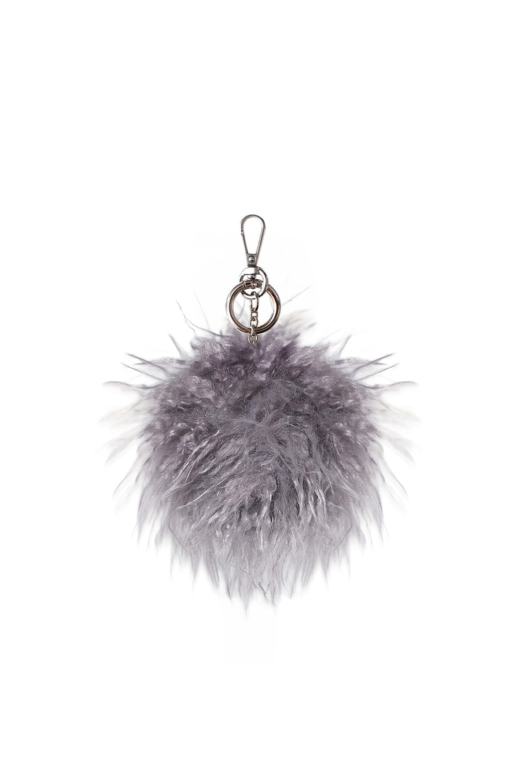 Matin Kim - Oddball Fur Keyring (Grey) product image 2 | TRAB K-Fashion Australia