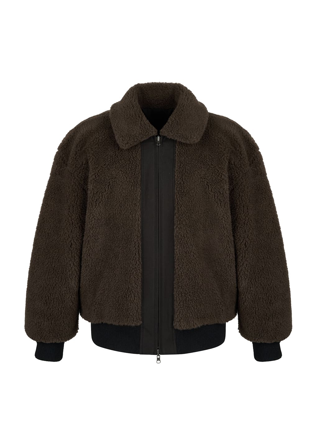 Amomento - cotton reversible shearling jumper (Black) product image 12 | TRAB K-Fashion Australia