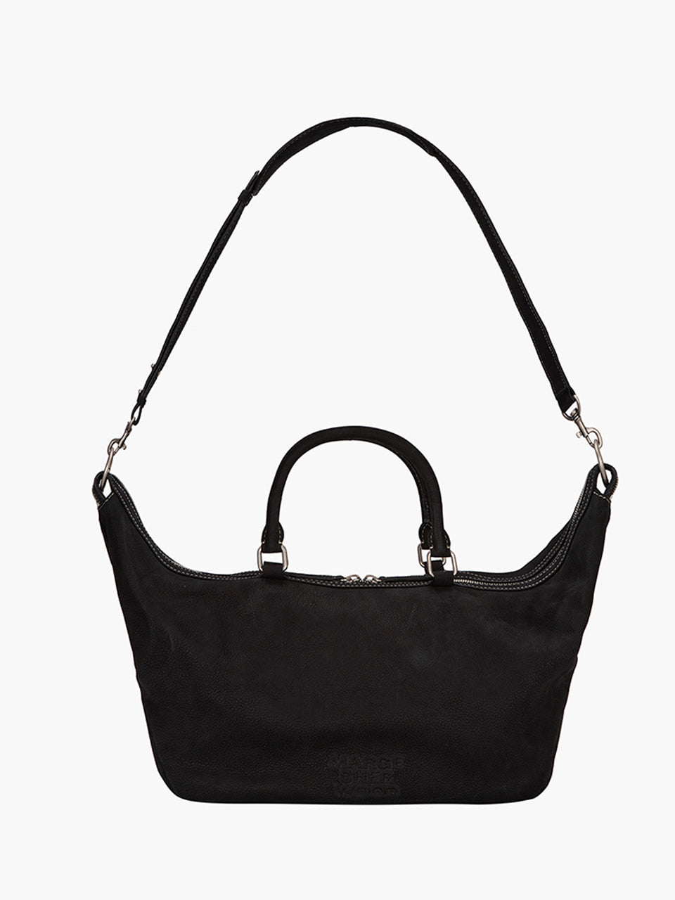 Marge Sherwood - Dumpling Tote (Black Nubuck) product image 7 | TRAB K-Fashion Australia