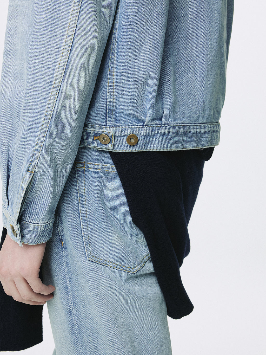 Tonywack - Type-2 Denim Trucker (Light Blue) product image 9 | TRAB K-Fashion Australia