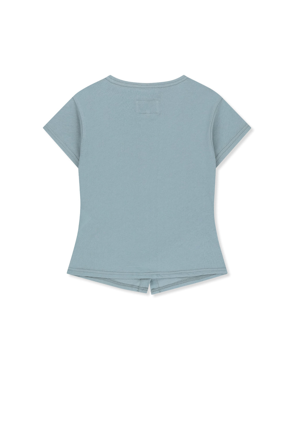 Matin Kim - Side Shirring Button Top (Light Blue) product image 2 | TRAB K-Fashion Australia