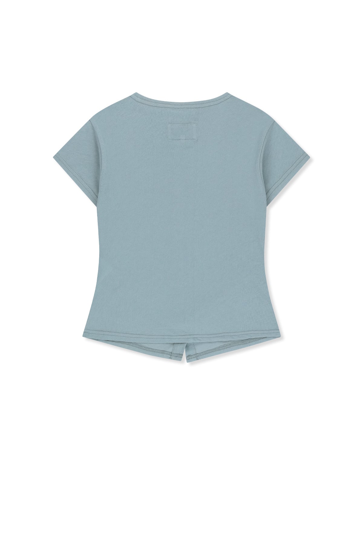 Matin Kim - Side Shirring Button Top (Light Blue) product image 2 | TRAB K-Fashion Australia
