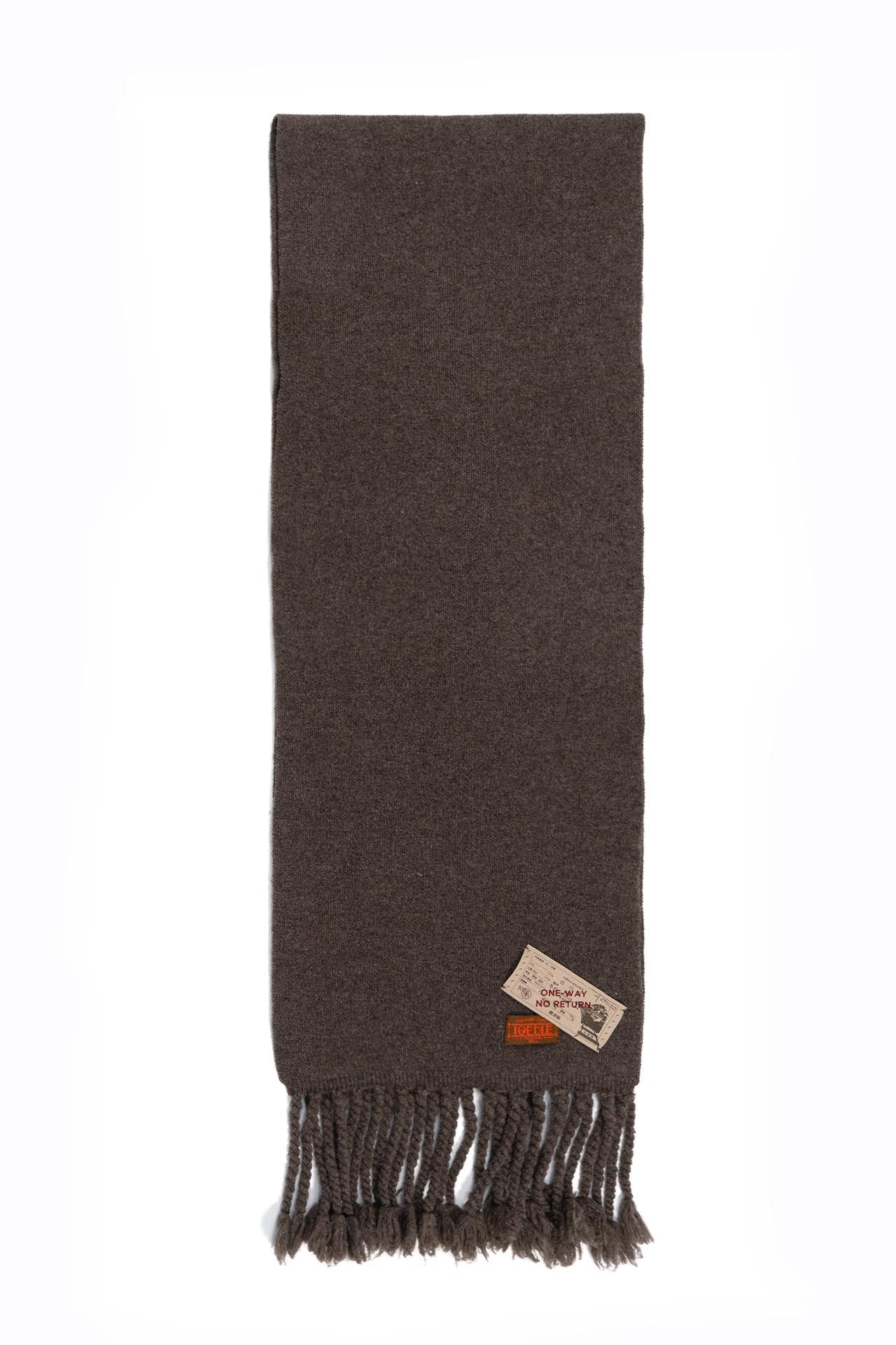 Ioedle - Handmade Fringe Muffler Bound For Seoul (Brown) product image 4 | TRAB K-Fashion Australia