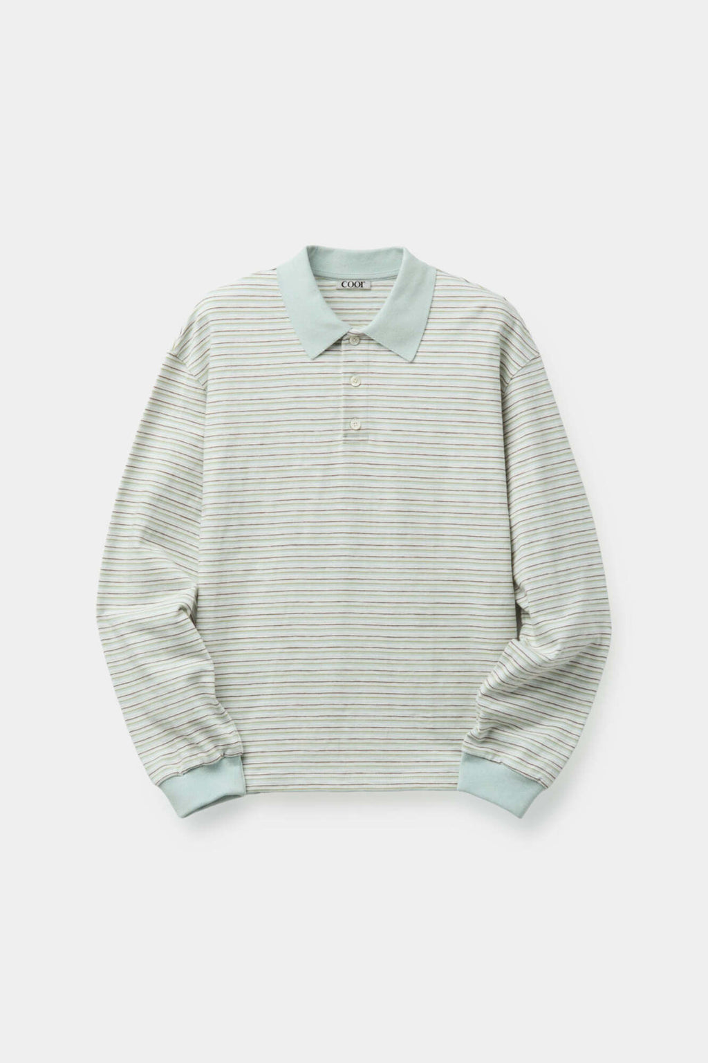 Coor - Multi Pin Stripe Pk T-Shirt (Grayish Mint) product image 1 | TRAB K-Fashion Australia