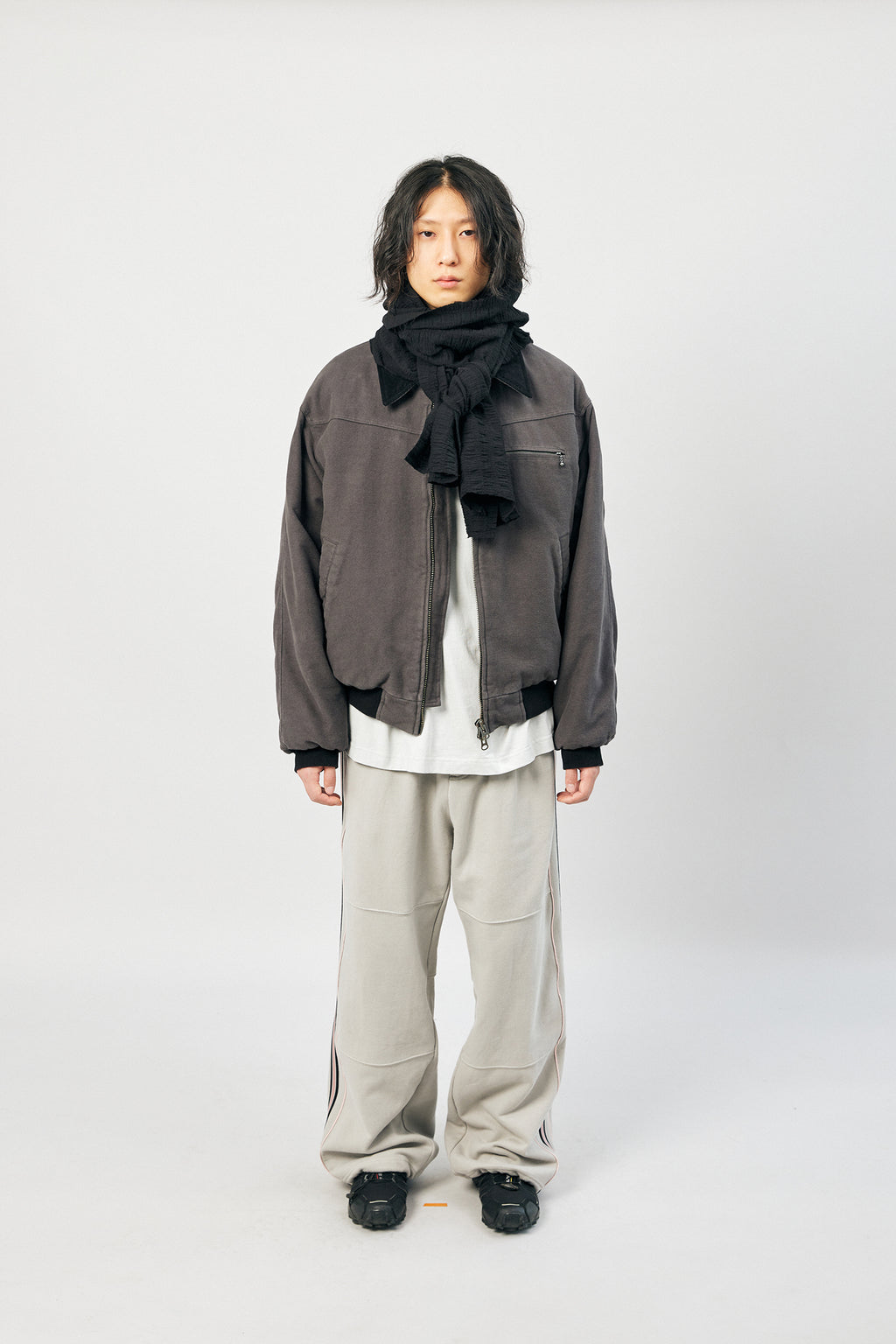 Hatchingroom - Wide Track Sweat Pants (Grey) product image 2 | TRAB K-Fashion Australia