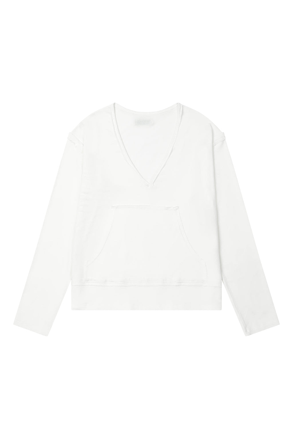 Deinet - Raw V Long Sleeve (White) product image 7 | TRAB K-Fashion Australia