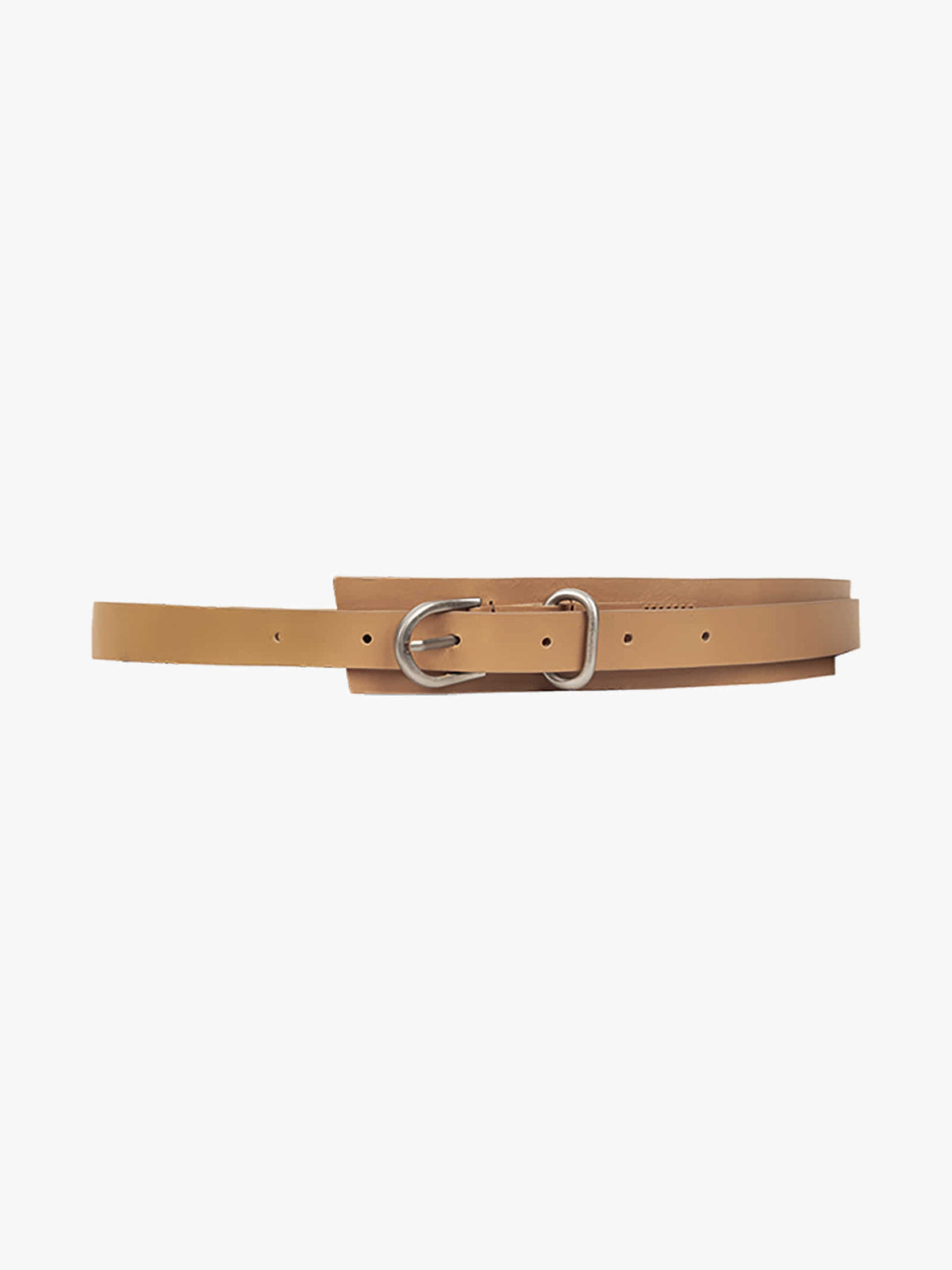 Jiyong Kim - Layered Leather Belt (Tan) product image 3 | TRAB K-Fashion Australia