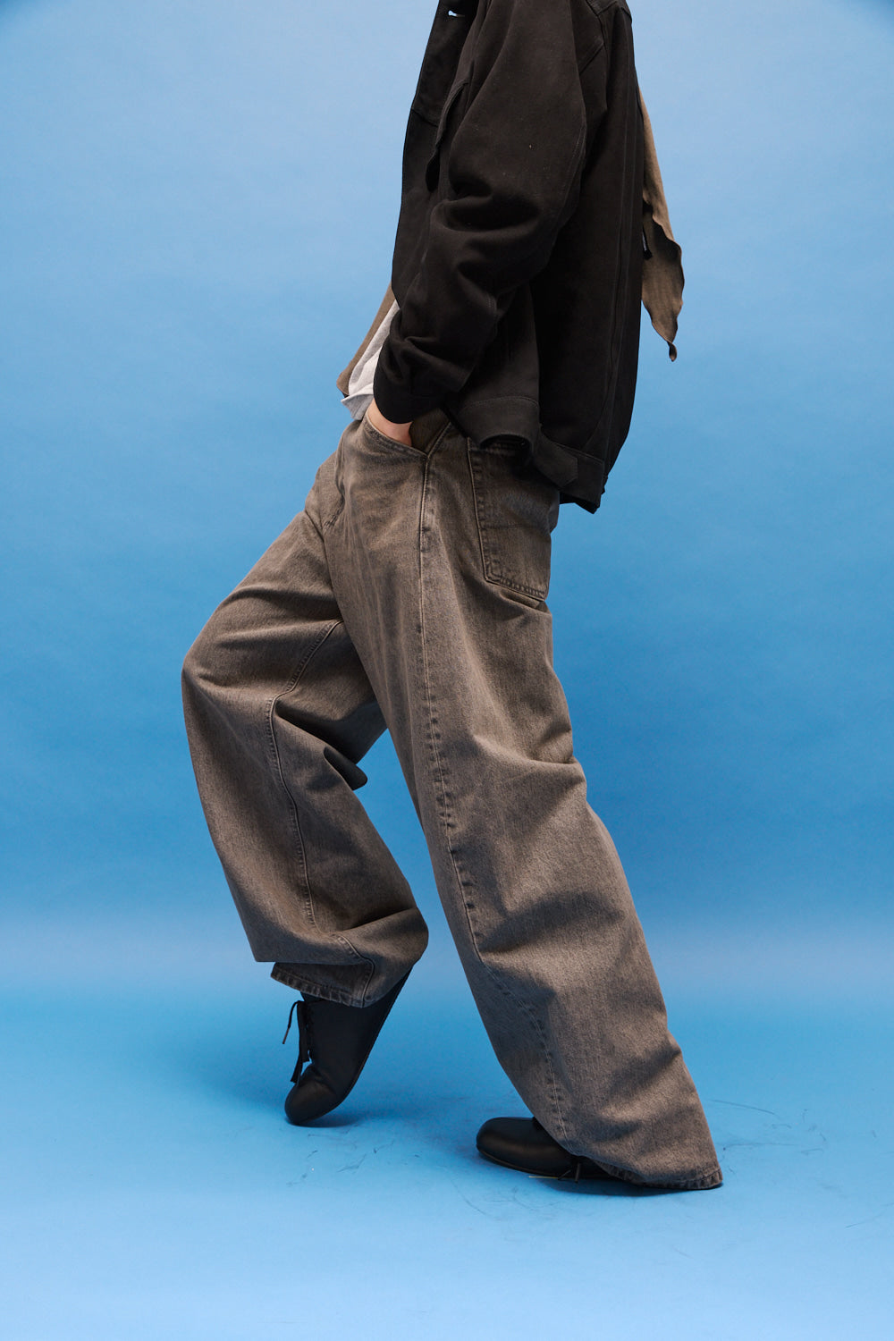 Hatchingroom - Wide Curve Jeans (Vintage Grey) product image 12 | TRAB K-Fashion Australia