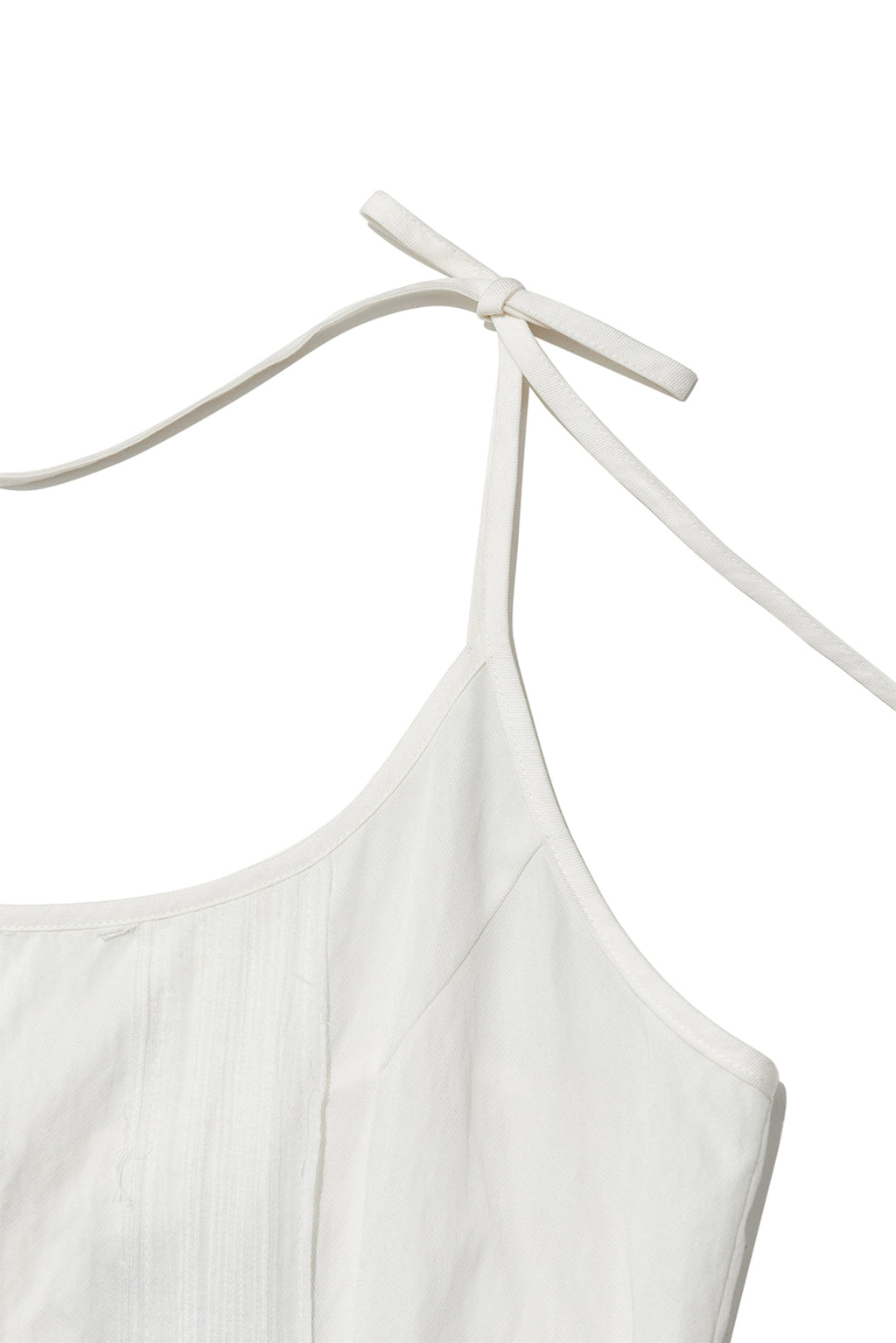 Matin Kim - Hook And Eye Layered Long Dress (Ivory) product image 3 | TRAB K-Fashion Australia